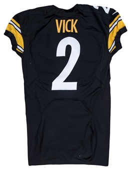 2015 Michael Vick Game Used Pittsburgh Steelers Home Jersey - Last NFL Season (Steelers COA)